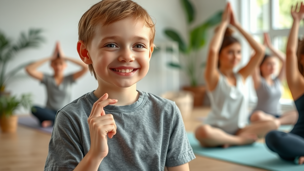 autistic adolescent benefits of exercise: focused group yoga session for children with autism
