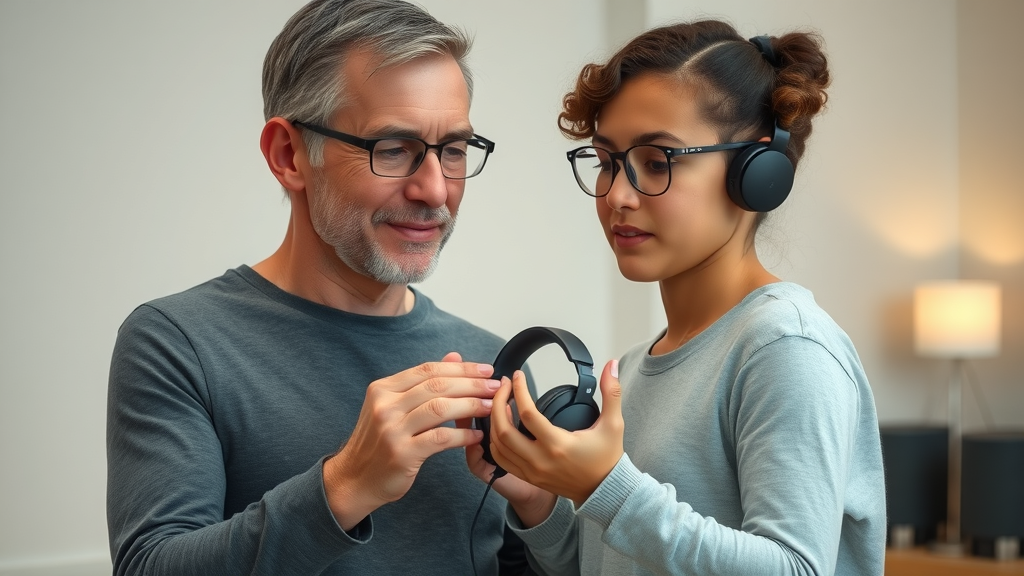 adaptive fitness therapist sensory friendly support noise cancelling headset autistic